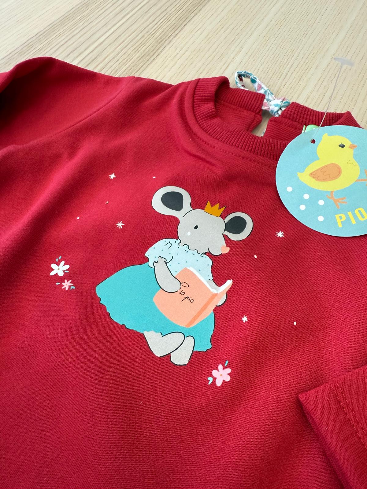 Compl.con culotte e felpa Topolino