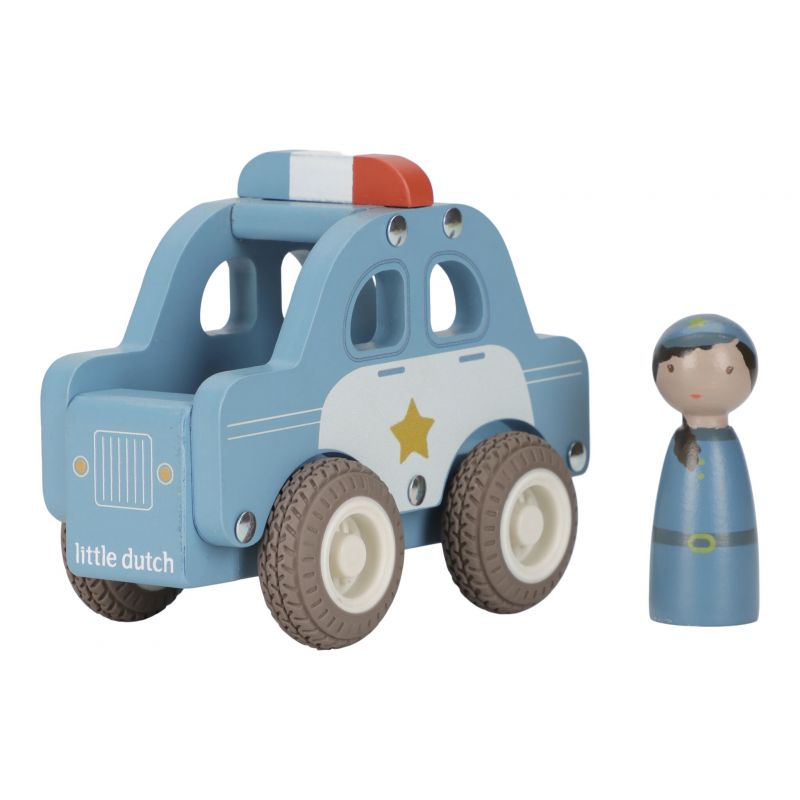 Auto della polizia in legno