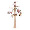 Giostrina musicale Fairy Garden in legno naturale.